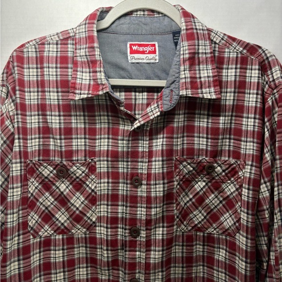 Wrangler Men’s Flannel Shirt Size X-large - Picture 5 of 5